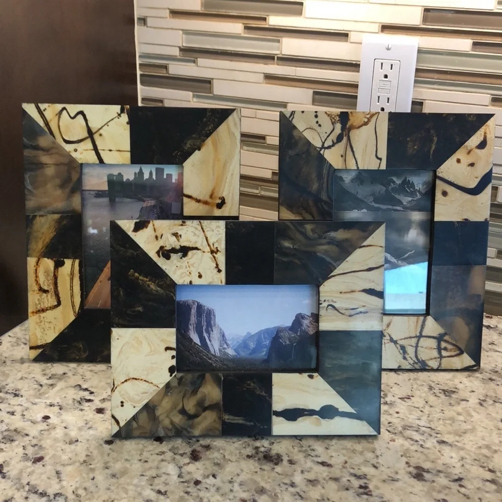 Multi Mix Art Free Standing Frames Set STUNNING!
